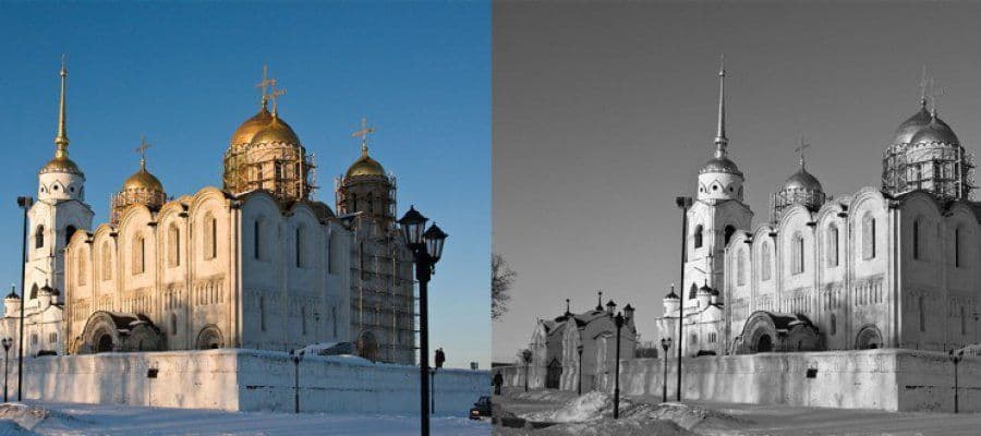 Как сделать черно-белое фото из цветного в Photoshop