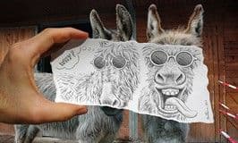 Карандаш против камеры!